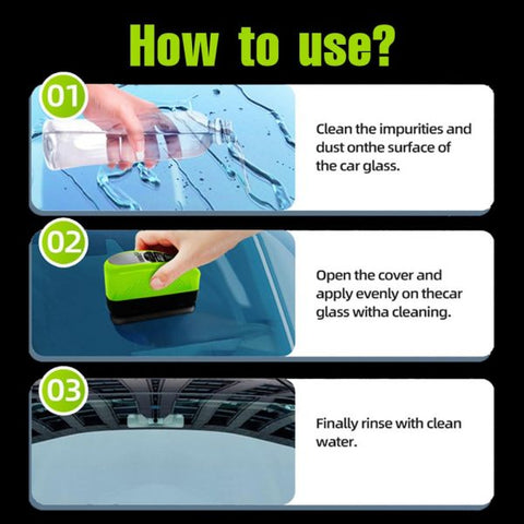 1pc Oil Film Brush 2.0 – Clear Vision Windshield & Glass Cleaner